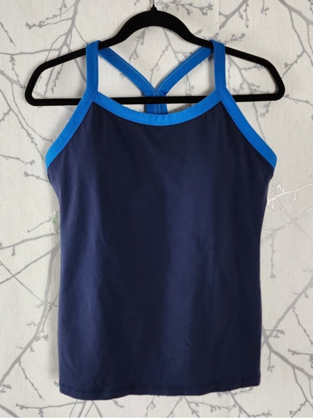 Lululemon Navy Blue Luon Strappy Racerback Ujjayi Tank